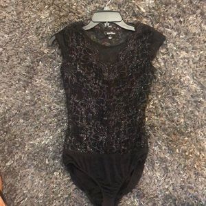 Dressy bodysuit blouse